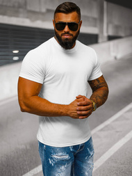 Pánske Tričko Biele OZONEE JS/712005Z