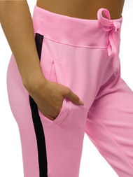 Dámske tepláky Svetlo ružové OZONEE JS/JK88115/20