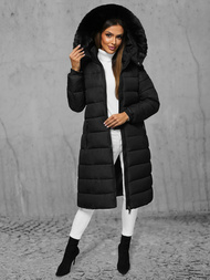 Dámska bunda čierna OZONEE JS/16M9126/392