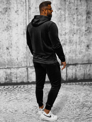 Pánska Velúrová Tepláková Súprava Čierny OZONEE JS/8C1171/3