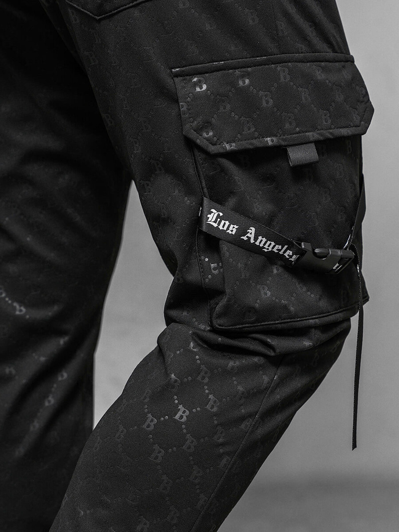 Pánske Tepláky Čierne OZONEE O/PS6021