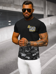 Pánske Tričko Sivé OZONEE JS/S985/2Z