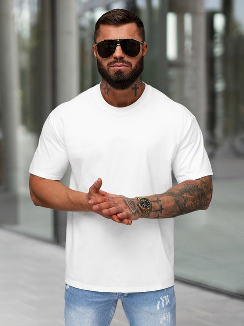 Pánske Tričko Biely OZONEE JS/67T1298/1