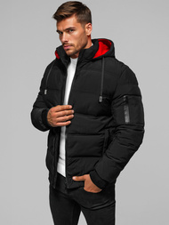 Pánska Bunda Čierna OZONEE JS/31M5003/B