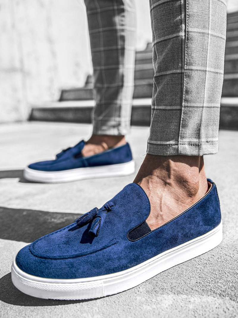 Pánske slip-on tenisky Námornícke Modré TAM/475