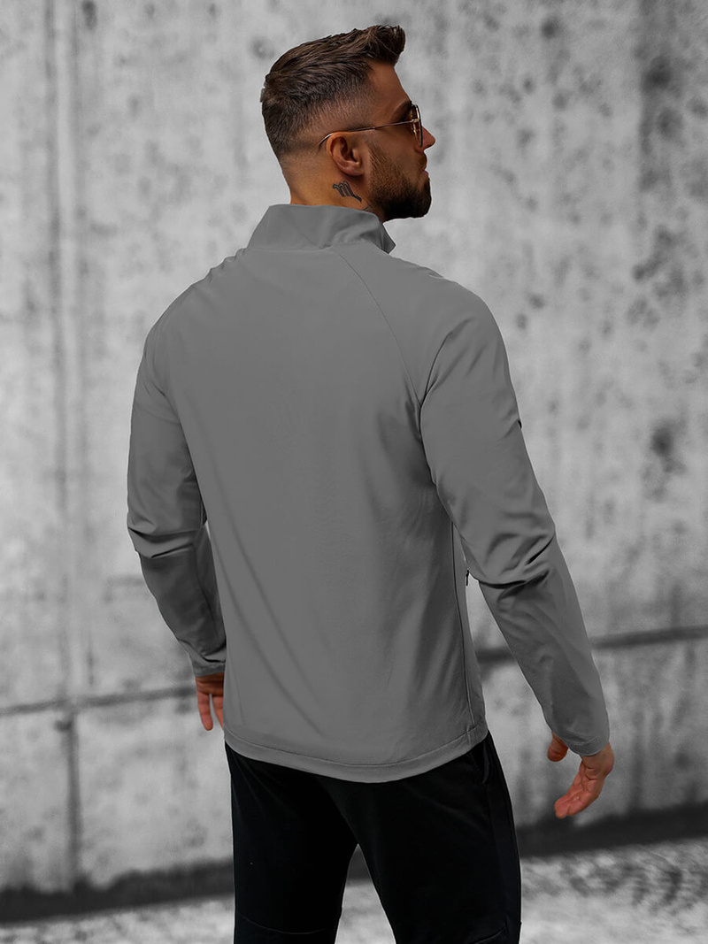 Pánska Bunda Sivá OZONEE JS/M10302