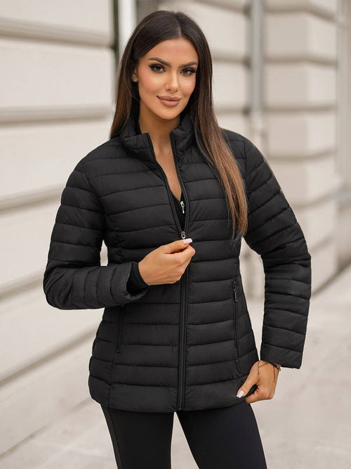 Dámska bunda čierna OZONEE JS/16M9109/392Z