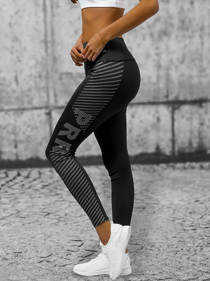 Dámske Legíny Čierne OZONEE O/YY9283