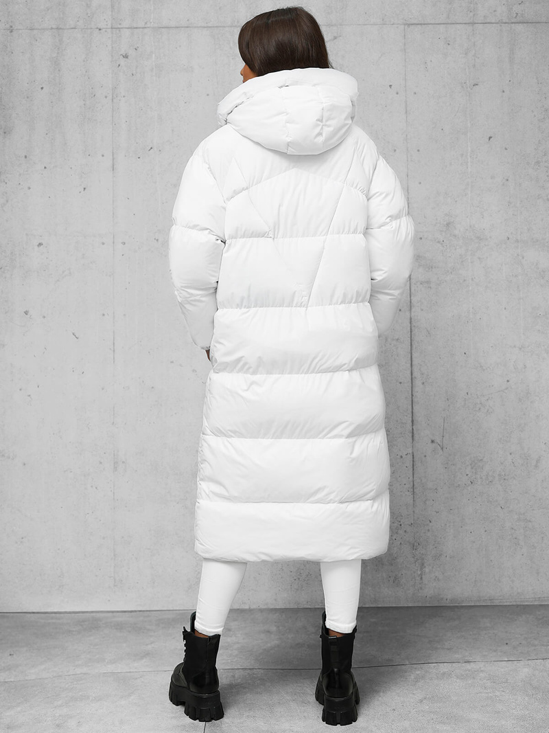 Dámska bunda biela OZONEE JS/5M3163/281Z