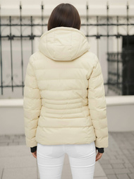 Dámska Zimná Bunda Ecru OZONEE JS/M769/281Z