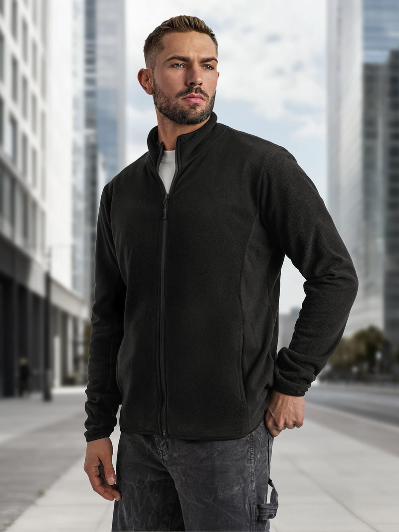 Pánska Mikina Čierna OZONEE JS/HH016/3