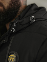 Pánska Bunda Čierna OZONEE JS/57M7503/392Z