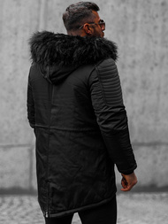 Pánska Zimná Bunda Čierna OZONEE O/88853