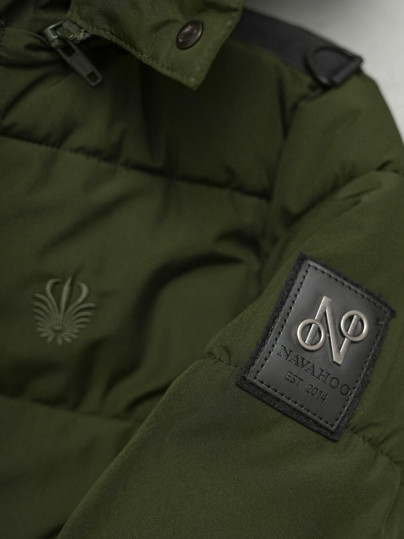 Dámska bunda khaki OZONEE O/W377Z