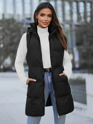 Dámska vesta čierna OZONEE JS/M721/392Z