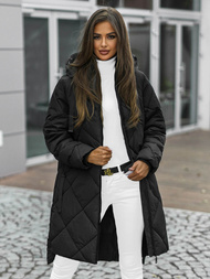 Dámska bunda čierna OZONEE JS/5M3168/392Z