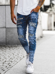 Pánske Rifle Modré OZONEE O/E7752B