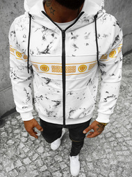 Pánska Mikina Biela OZONEE JS/B8125