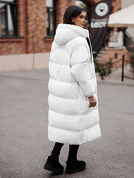 Dámska bunda biela OZONEE JS/5M3163/281Z