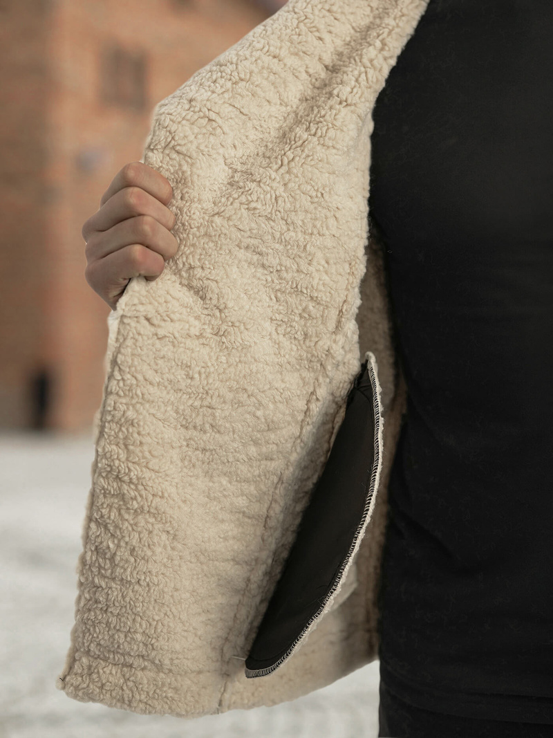 Pánska koženková bunda Čierna OZONEE JS/11Z8273