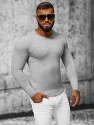 Pánsky Sveter Sivý OZONEE NB/MMB601/2Z