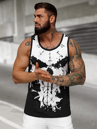 Pánske Tielko Čierne OZONEE JS/8B1708/3Z