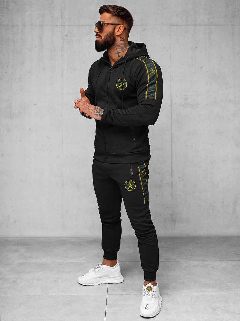 Pánska Tepláková Súprava Čierny OZONEE O/FF3562AB