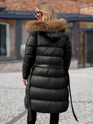 Dámska bunda čierna OZONEE JS/5M3298/392Z