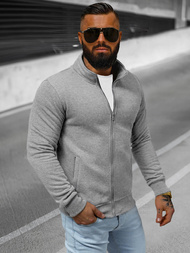 Pánska Mikina Sivá OZONEE JS/2002Z