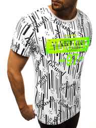 Pánske Tričko Biele OZONEE JS/KS1993