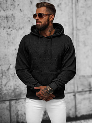 Pánska Mikina Čierna OZONEE JS/3B566