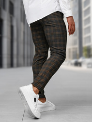 Pánske chino nohavice grafitové OZONEE DJ/5632Z