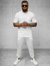 Pánske Tričko Biele OZONEE O/Y960T