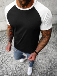 Pánske Tričko Čierno-Bielé OZONEE JS/8T82/9