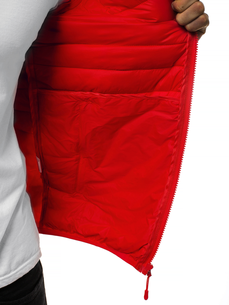 Pánska Bunda Červená OZONEE JS/LY33