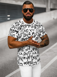 Pánske Tričko Biele OZONEE O/T1268/1