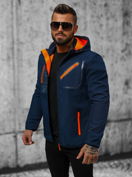 Pánska Softshell Bunda Námornícka Modrá OZONEE JS/HH023/4Z