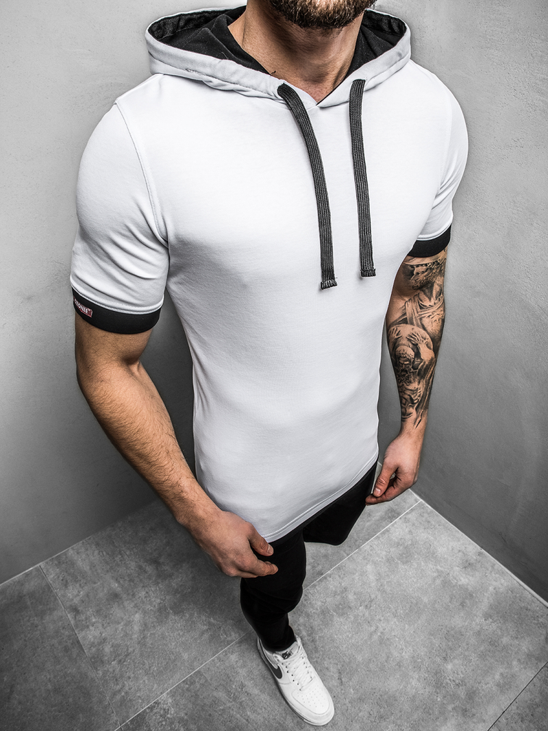 Pánske Tričko Biele OZONEE O/1273Z