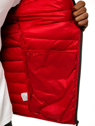 Pánska Bunda Červená OZONEE JB/JP1139