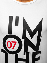 Pánske tielko Biele OZONEE JS/KS2078