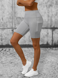 Krátke dámske legíny sivé OZONEE O/YY9232A