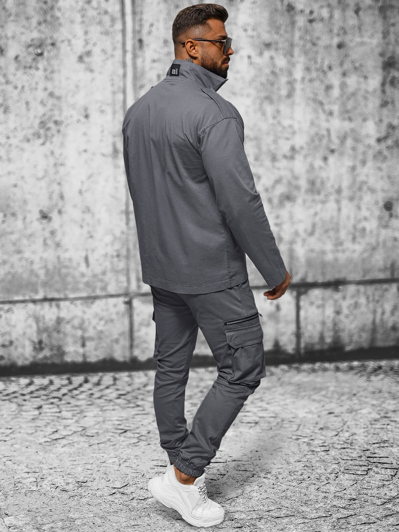 Pánska Bunda Grafitová OZONEE O/G3035