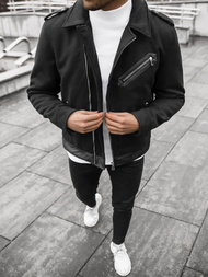 Pánska Bunda Čierna OZONEE JS/M15501