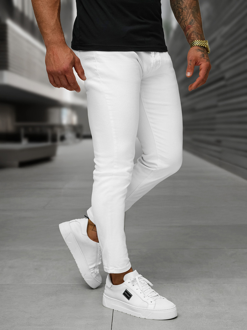 Pánske rifle biele OZONEE O/YB661