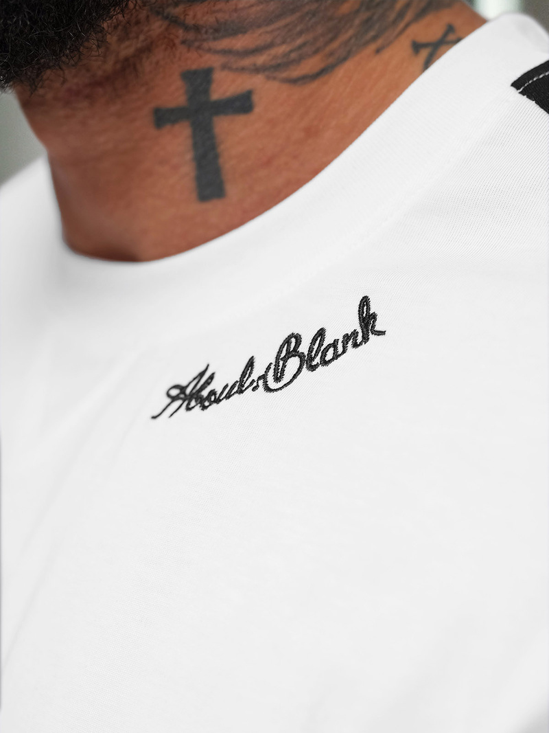 Pánske Tričko Biele OZONEE O/QQ1195