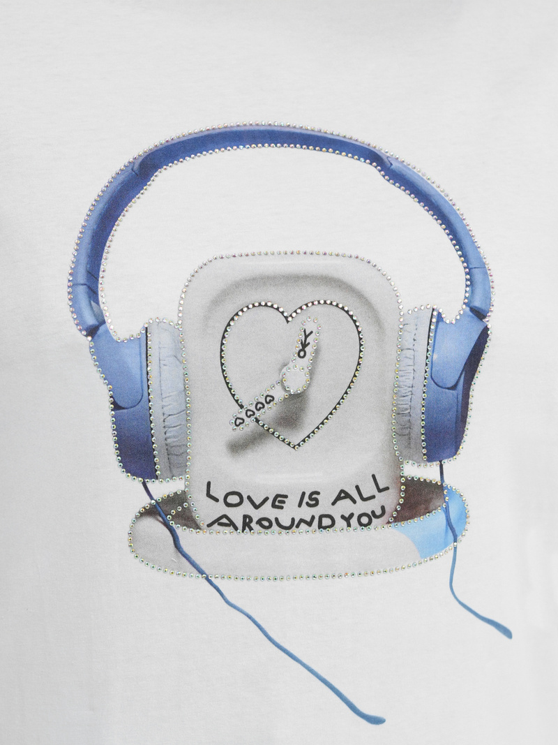 Dámske Tričko Bielo-Modré OZONEE DJ77806