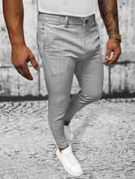 Pánske chino nohavice sivé OZONEE O/3000