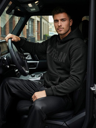 Pánska Mikina Čierna OZONEE JS/8B1990/3