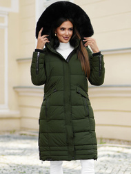 Dámska bunda khaki OZONEE O/W377Z