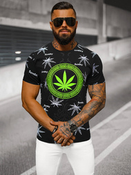 Pánske Tričko Čierne OZONEE O/T139/3